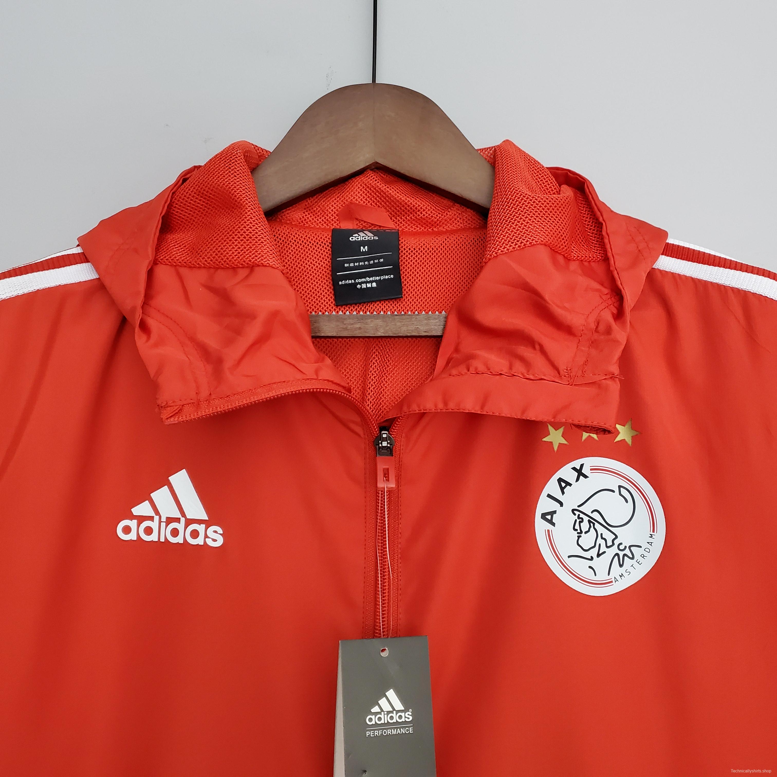 2022 Ajax Windbreaker Red