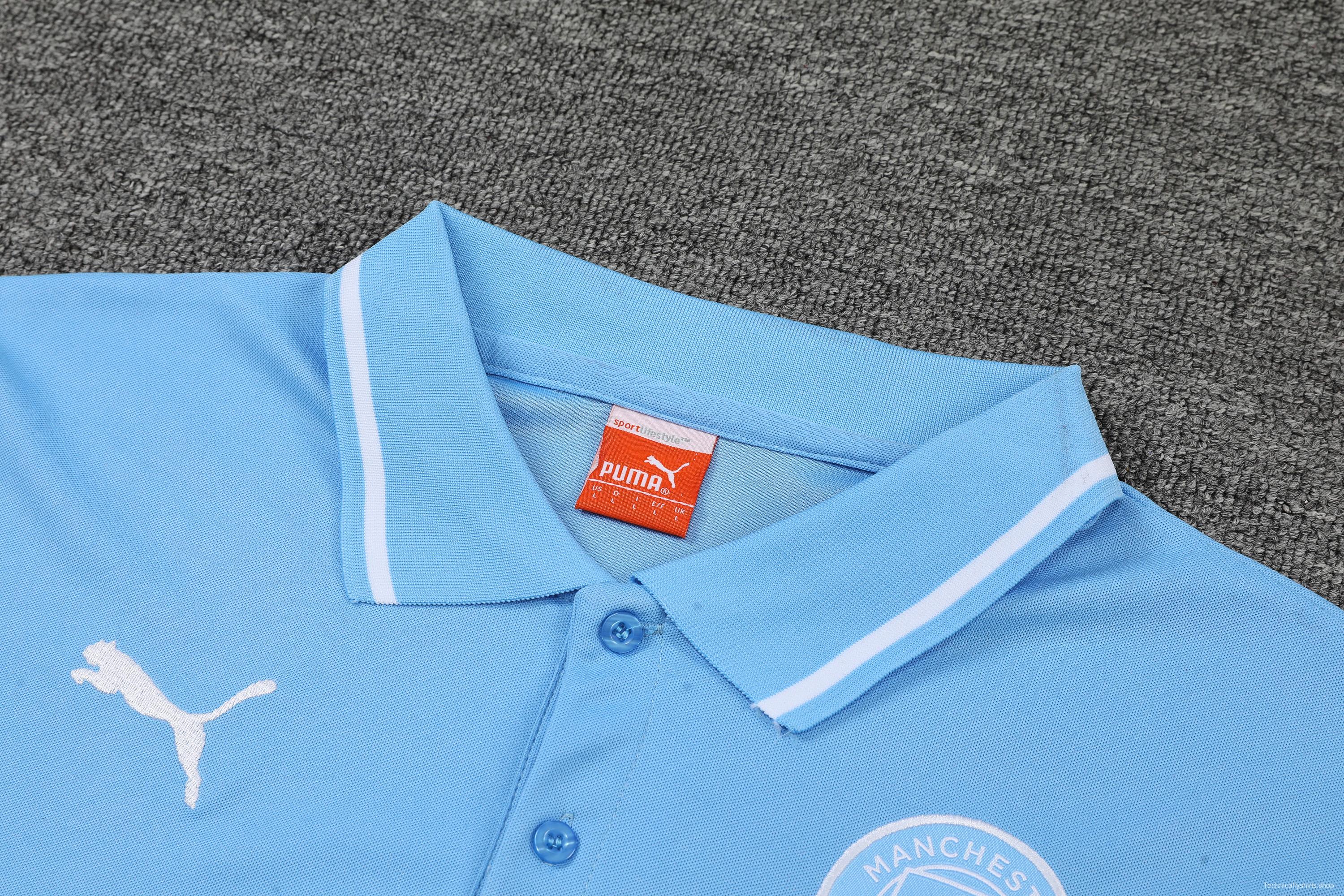 Manchester City POLO kit blue and white (not sold separately)