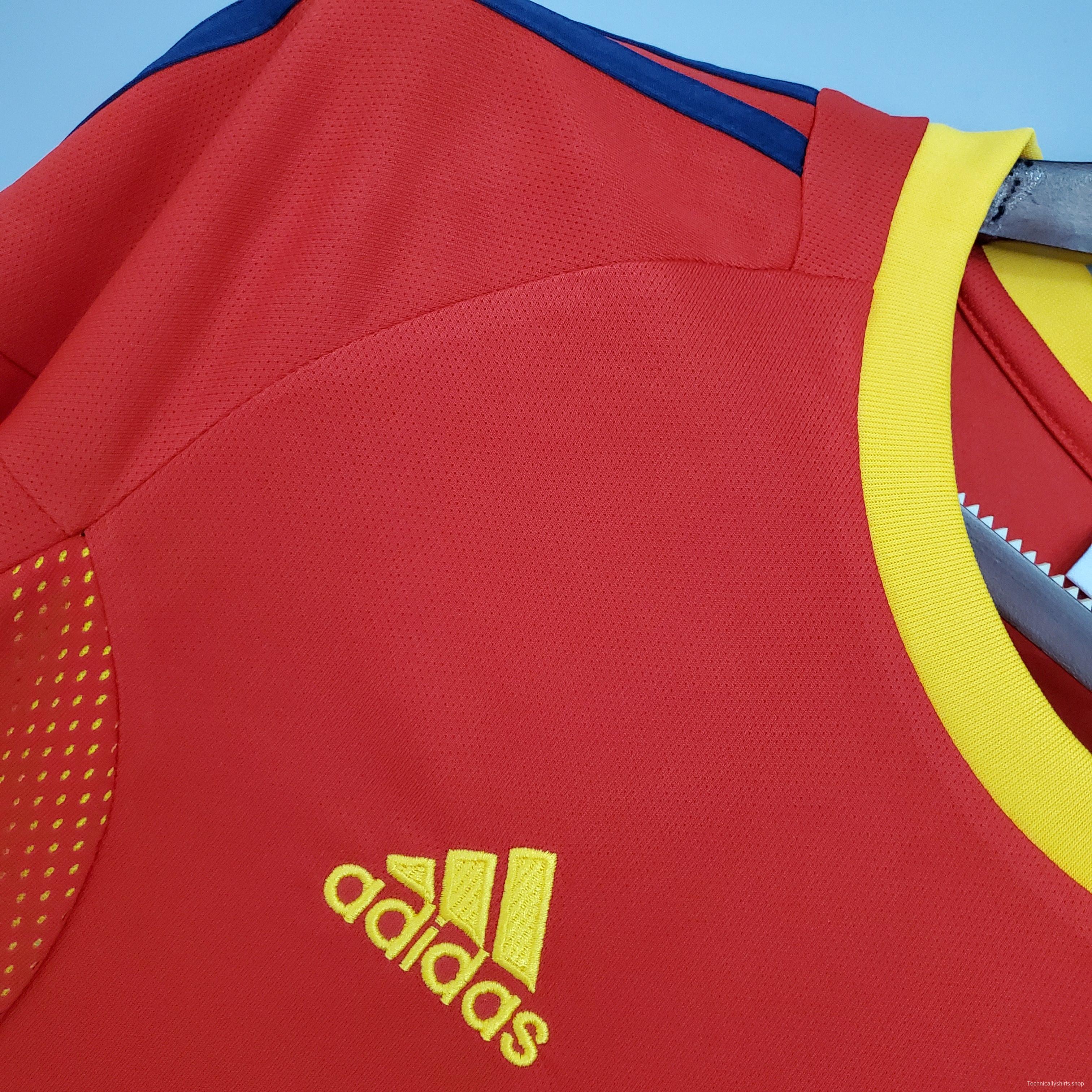 Retro Spain 2002 home Soccer Jersey