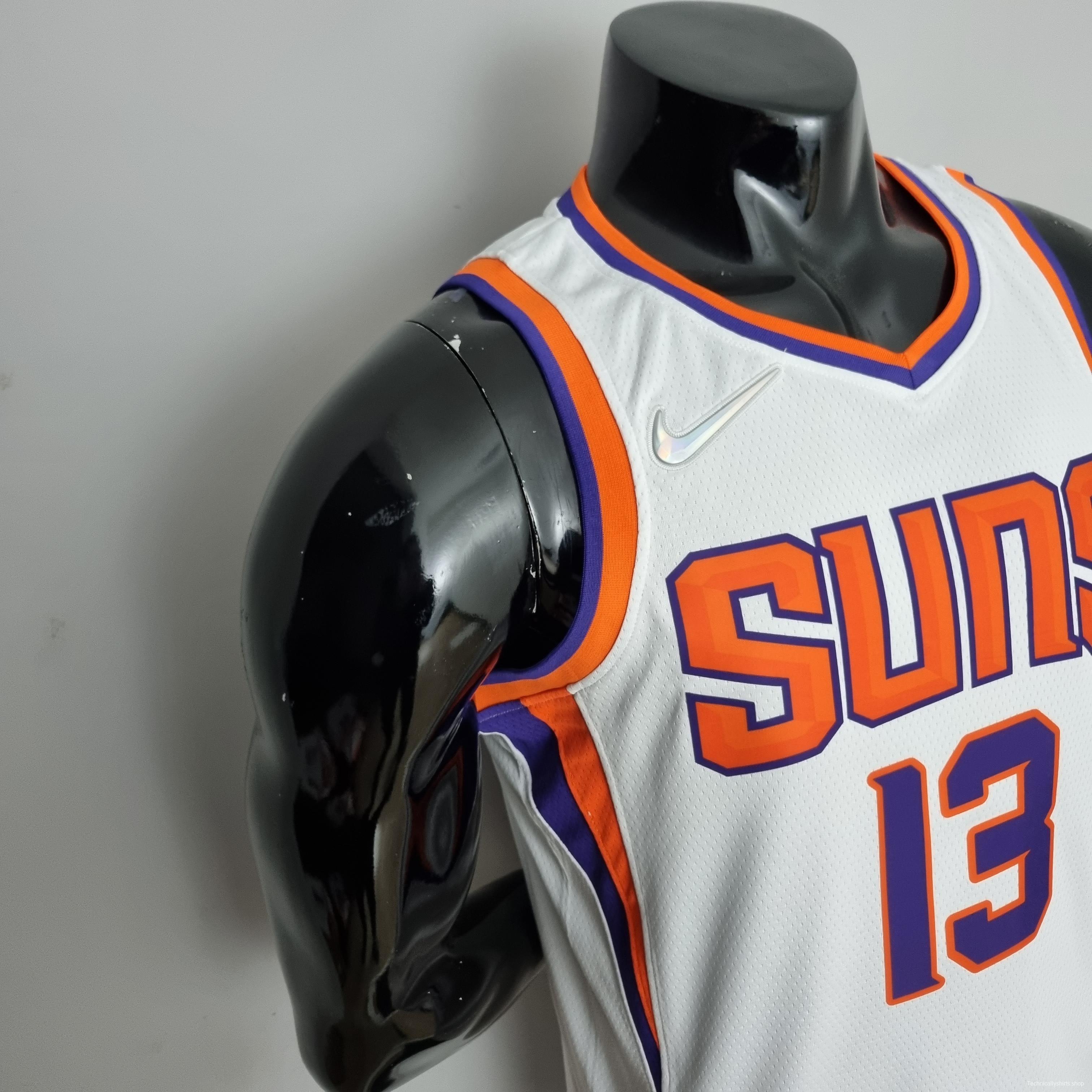 75th Anniversary Nash #13 Phoenix Suns White NBA Jersey