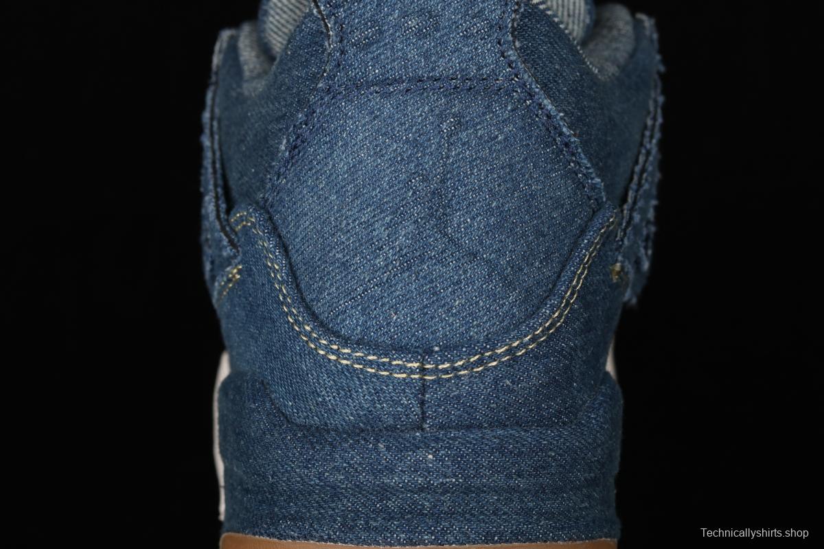 Levi's x Air Jordan 4 Denim Reeves co-signed cowboy blue AO2571-401