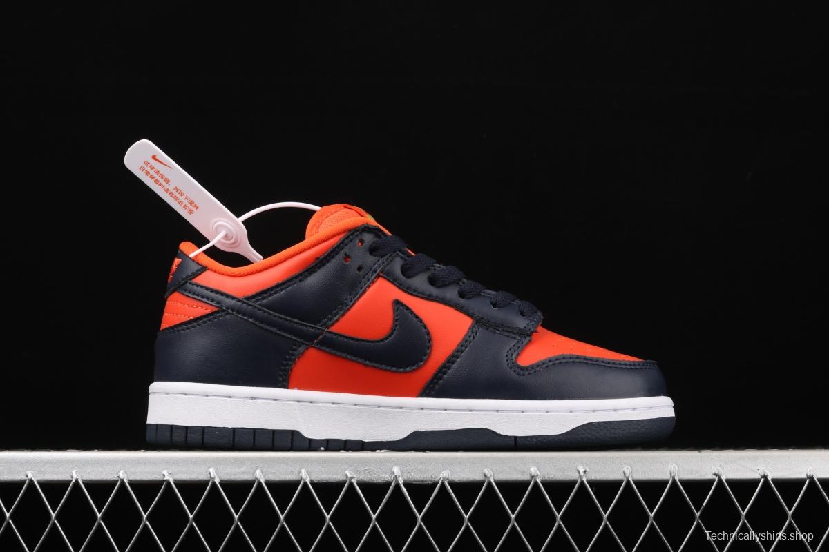 NIKE SB DUNK Low SP Fanta color matching head layer low side leisure sports board shoes CU1727-800