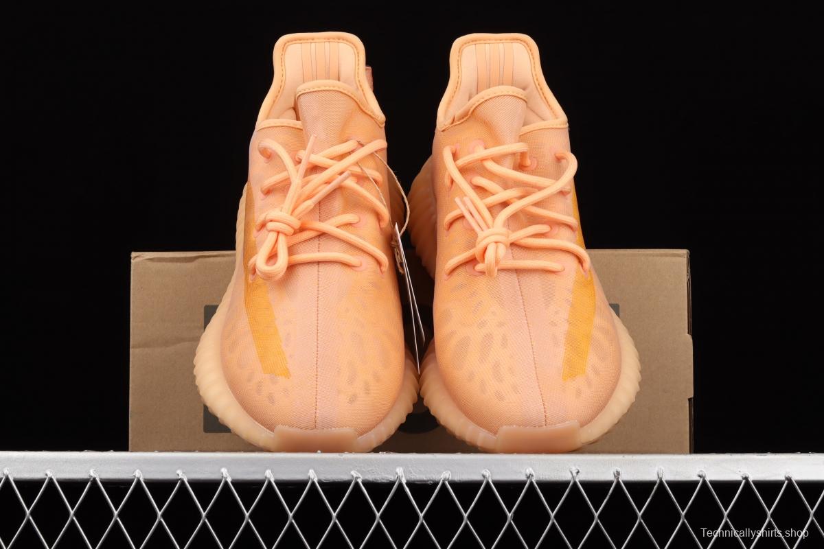 Adidas Yeezy Boost 350V2 Mono Mist GW2870 Darth Coconut 350 second generation ice silk series misty orange color BASF popcorn