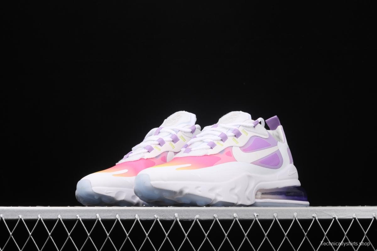 NIKE Air Max 270React new high-frequency mesh function half-palm air cushion cushioning running cloth shoes CU2995-911