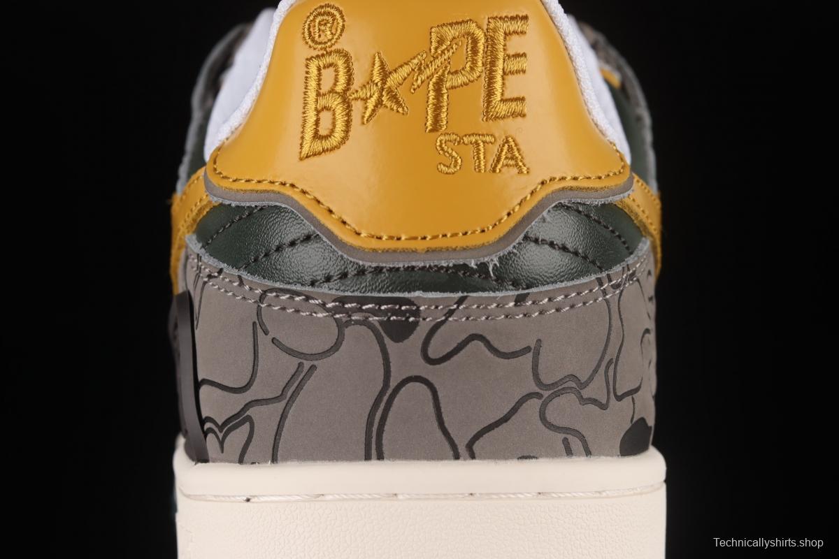 Human MAdidase Bape Sta Sk8 To Nigo trend godfather Nigo brand ape head classic skateboard shoes 1H80191007