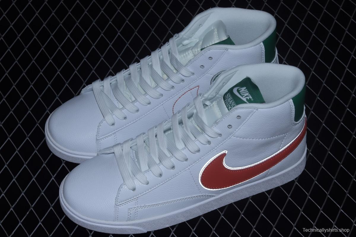 Stranger Things x NIKE Blazer Mid QS HH Trail Blazers high-top leisure sports board shoes CJ6101-100