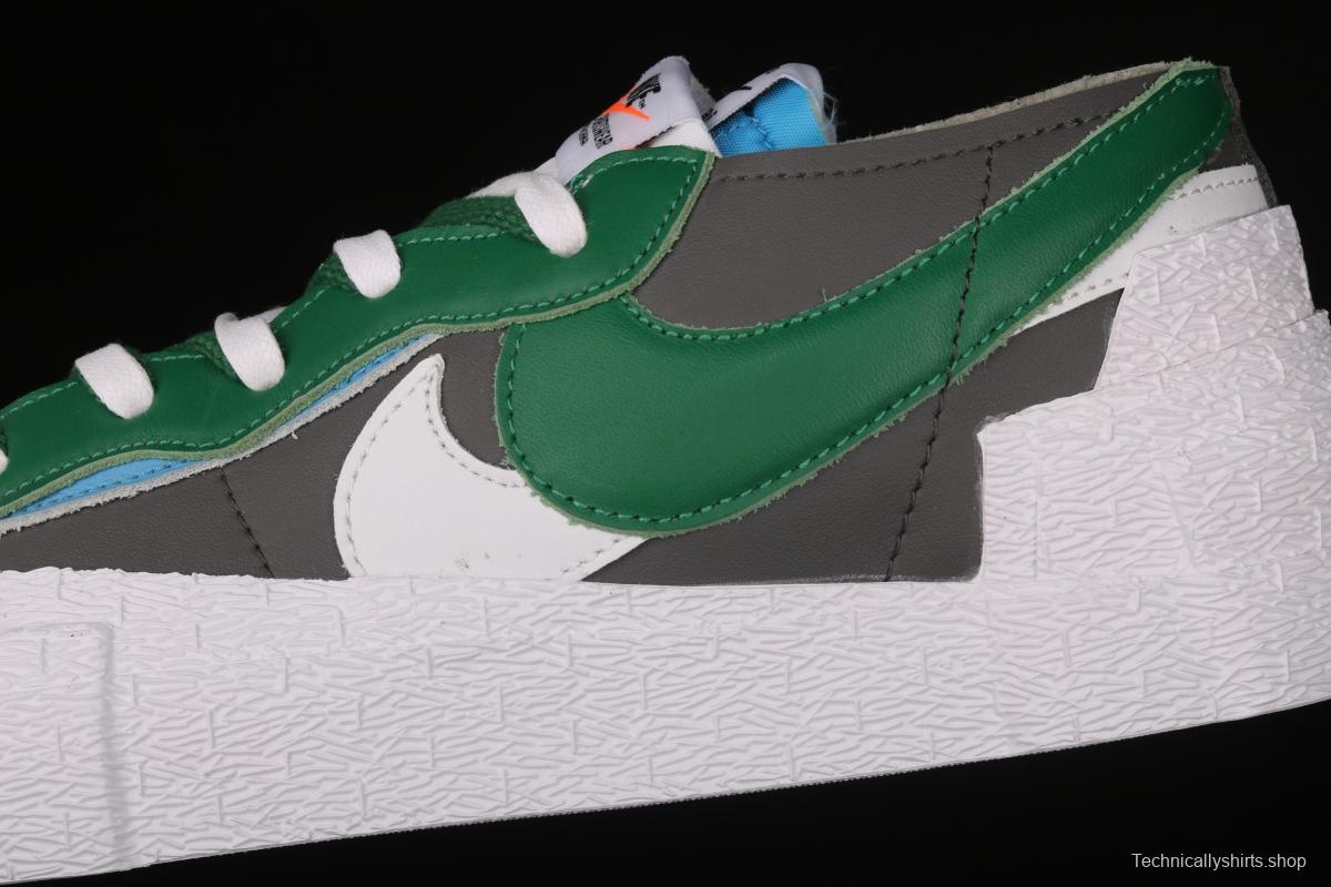 Sacai x NIKE Blazer Low co-signed Trail Blazers low-top casual board shoes DD1877-001