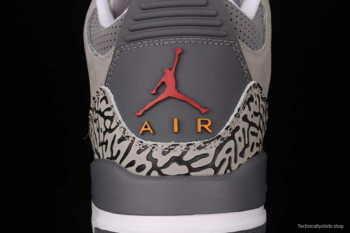 Air Jordan 3 Cool Grey AJ3 Joe 3 Wolf CT8532-012