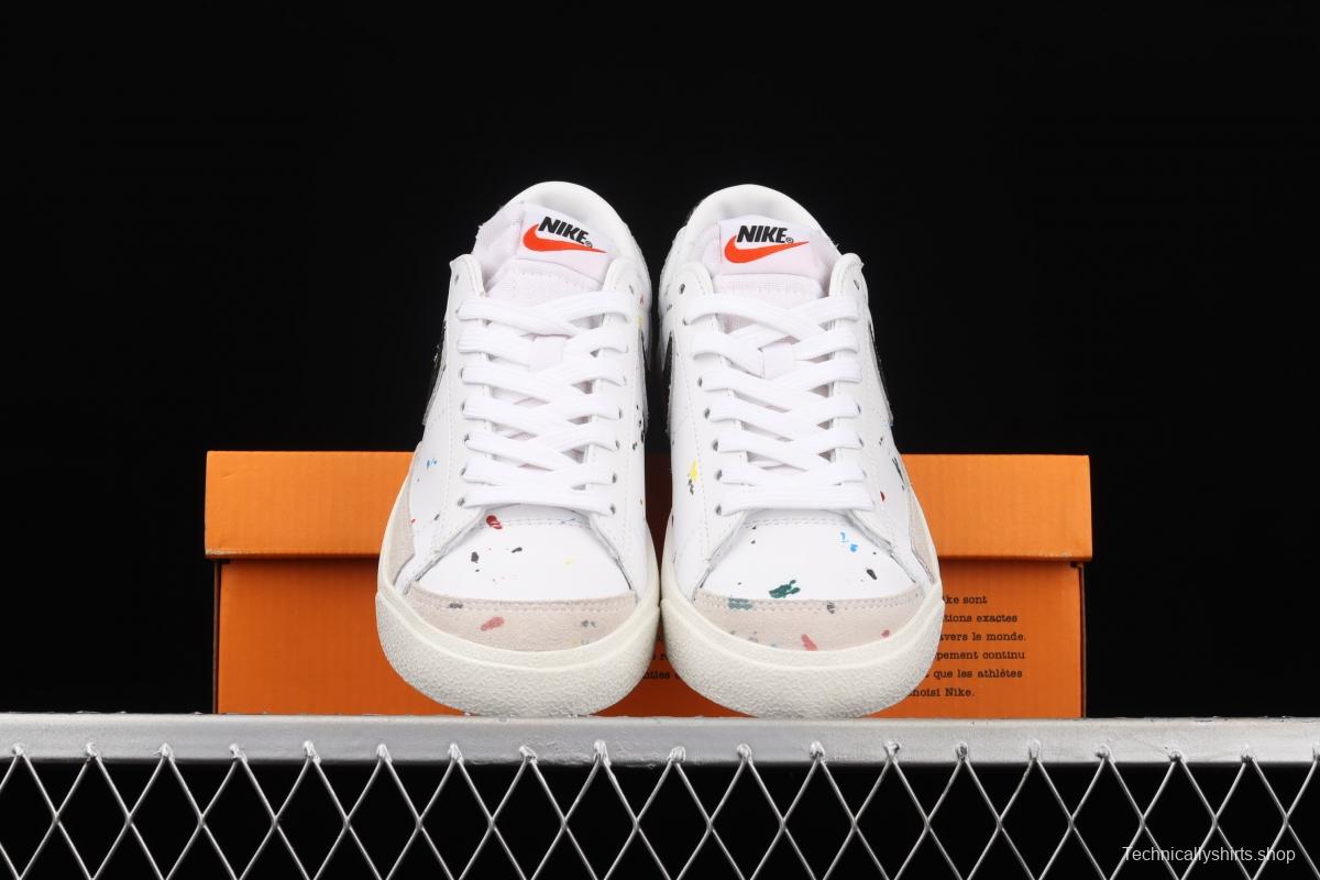 NIKE Blazer Low'77 Vintage White/Light Blue/Grey Classic Trail Blazers low-end leisure sports board shoes DJ1517-100