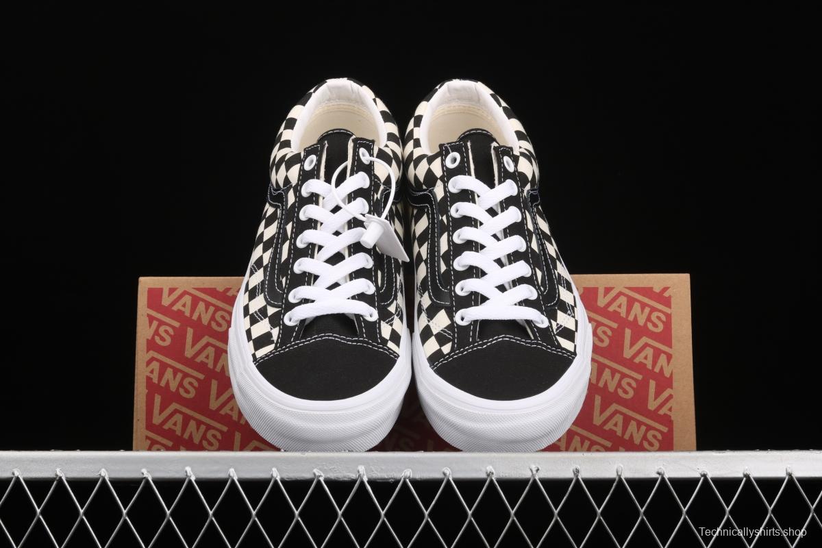 Vans Style 36 Wu Yifan same style checkerboard low-top casual board shoes VN0A54F6XC8