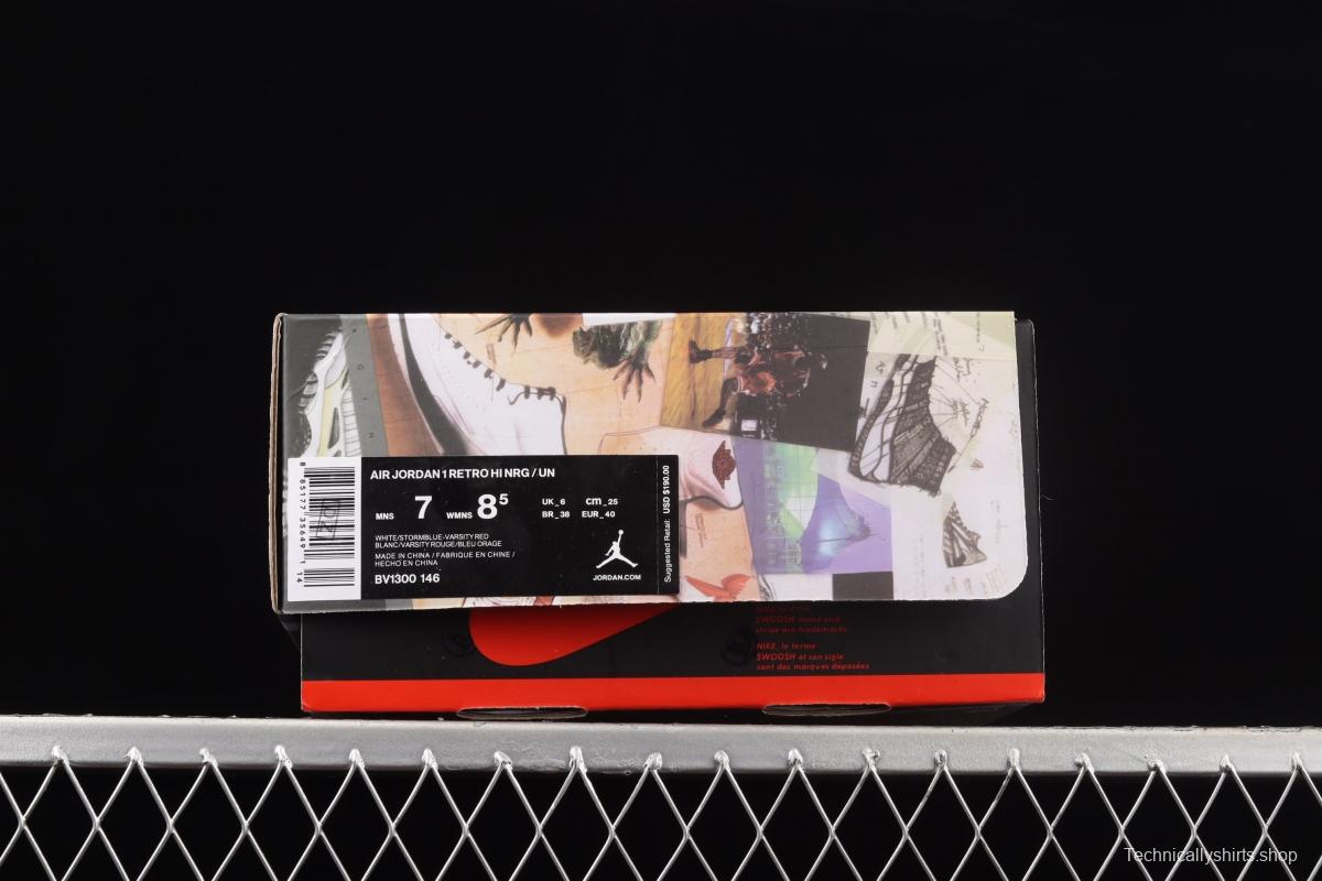 Air Jordan 1 x Union limited edition four-color deconstruction splicing basketball shoes BV1300-146,