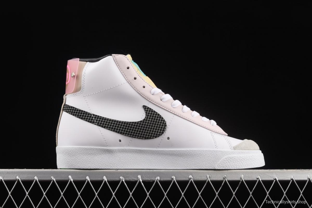 NIKE Blazer Mid Have A Good Game e-sports theme Trail Blazers high-top casual board shoes DO2331-101