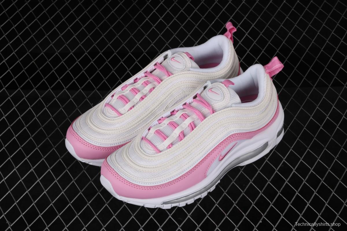 NIKE Air Max 97 ESS white pink bullet air cushion running shoes BV1982-100