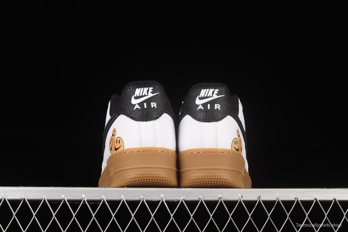 NIKE Air Force 1 Have A Nike Day smiley face low-top casual board shoes DO5856-100