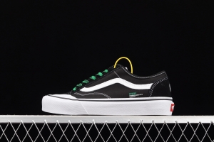 Vans Old Skool couti é co-named Baotou black low-top casual board shoes VN0A3MVYX18