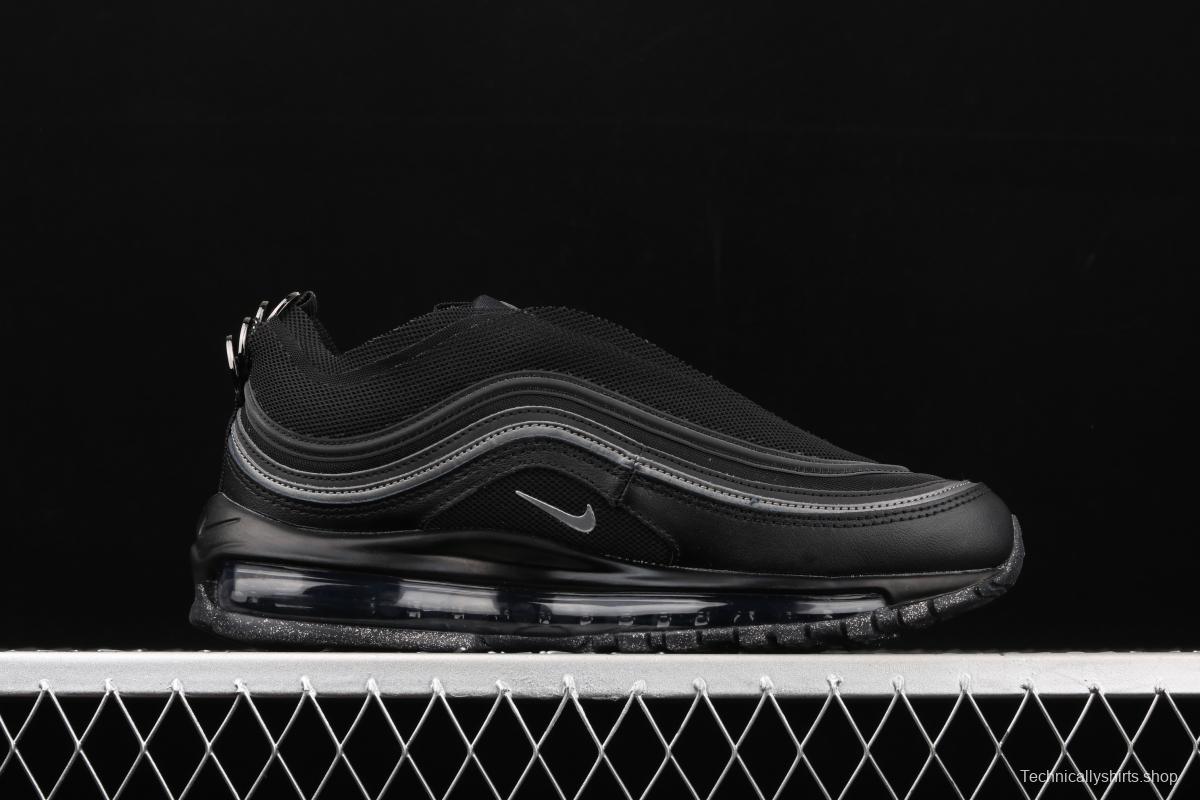 NIKE Air Max 97 Lx black net bullet air cushion running shoes CV9552-001