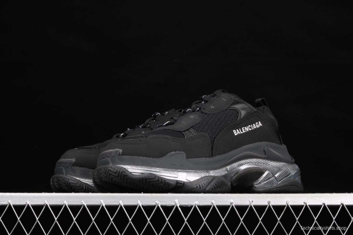 Balenciaga Triple S 3.0 full-combination nitrogen crystal outsole W2FB21001 for retro casual running shoes