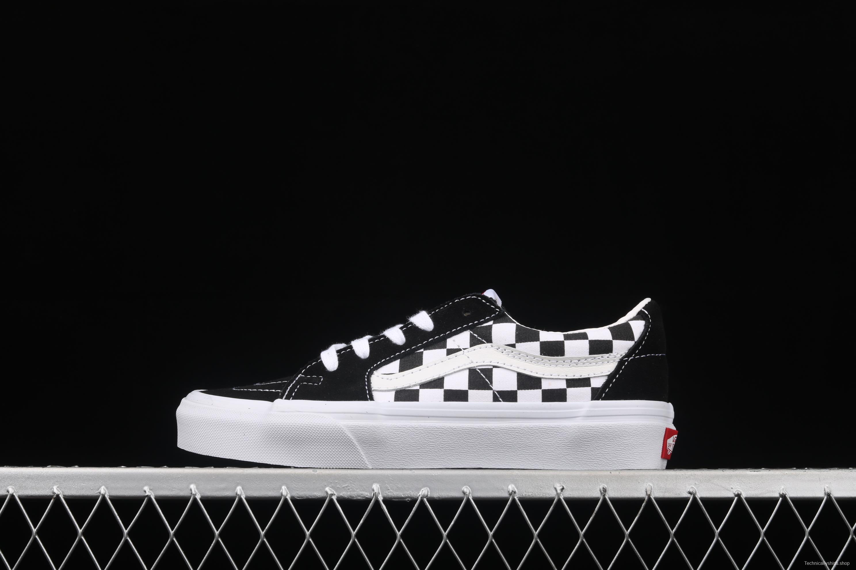 Vans Sk8-Low classic checkerboard low-top casual board shoes VN0A4UUK4W7 canvas shoes