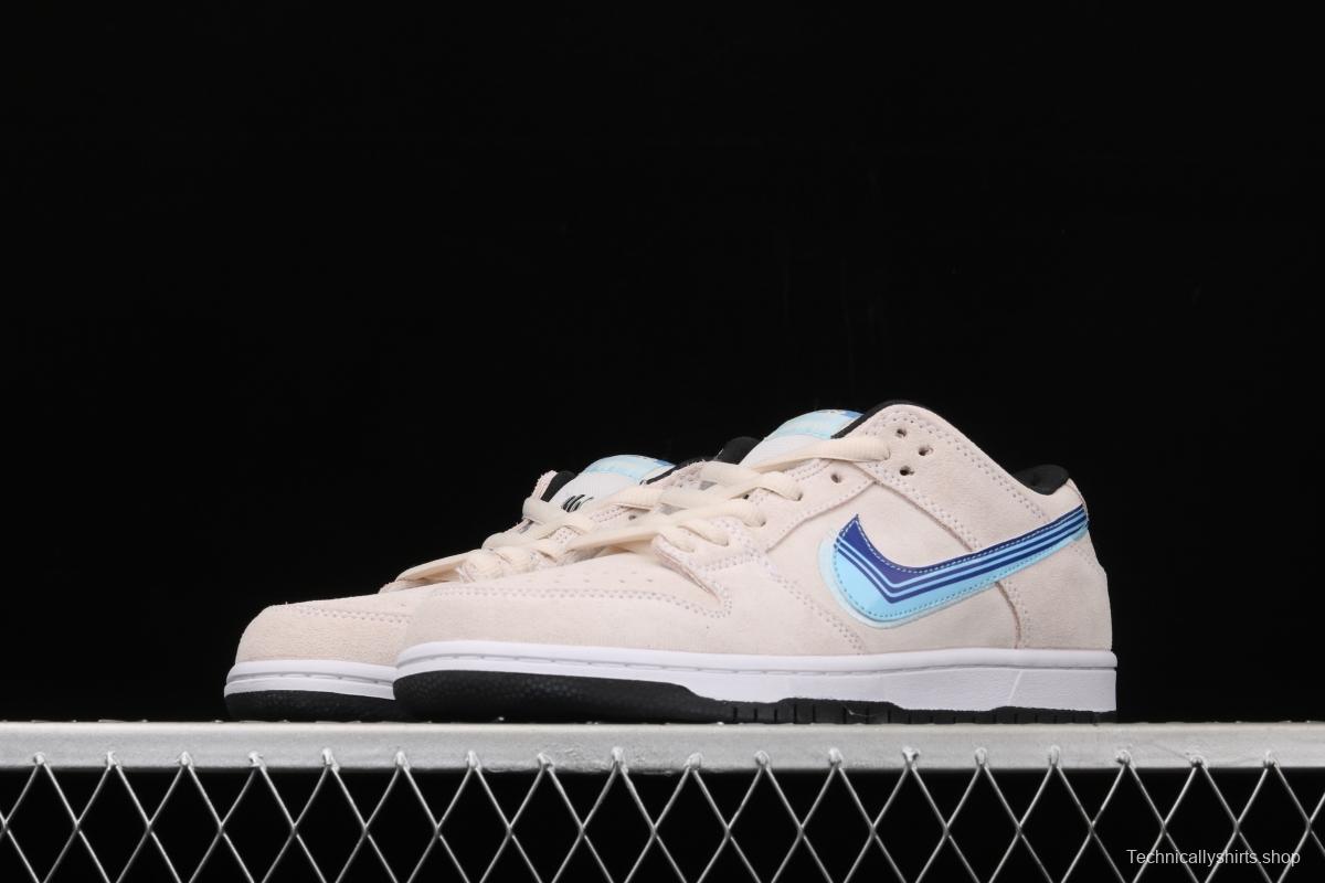 NIKE DUNK SB Low Pro road travel blue hook white blue low-top men's casual board shoes CT6688-200