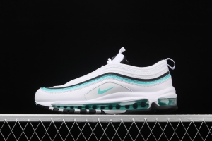 NIKE Air Max 97 White and green bullet air cushion running shoes CZ3574-130