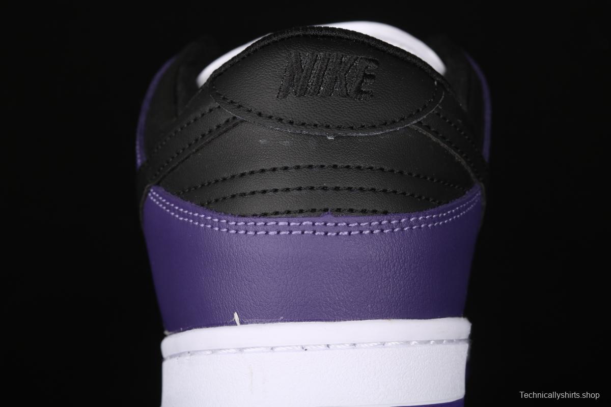 NIKE SB DUNK Low Court Purple black and purple North Carolina low-top leisure sports skateboard shoes BQ6817-500