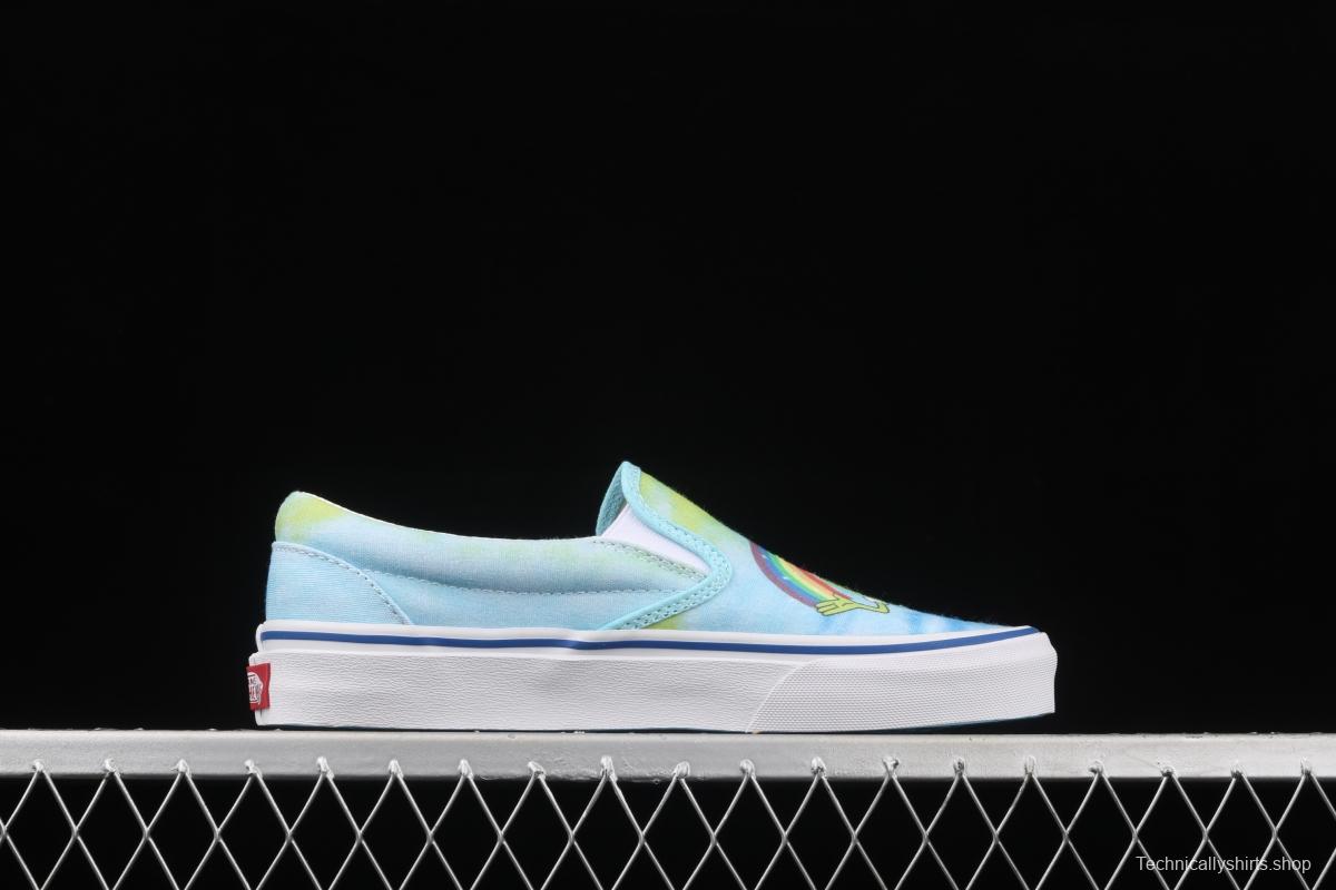 SpongeBob x Vans Classic Slip-On 2021 summer yen limited edition low-top casual board shoes VN0A5KS96SVR