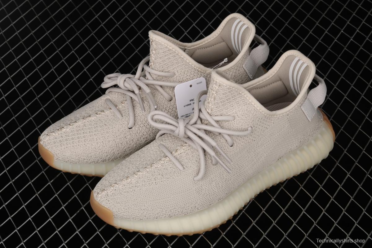 Adidas Yeezy 350V2 Boost Basf Sesame F99710 Darth Coconut 350 second generation ground gray BASF Boost original