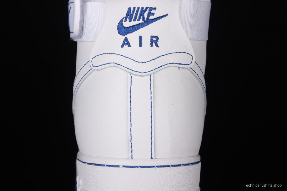 NIKE Air Force 1 High'07 white and blue high top casual board shoes CV1753-101