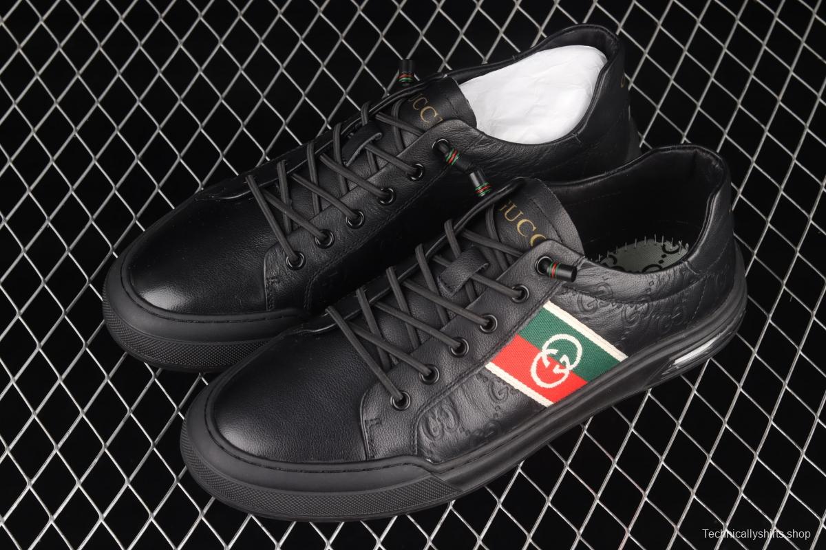 Gucci Screener GG High-Top Sneaker double G embossed leisure shoes series leisure board shoes 02JPO60166