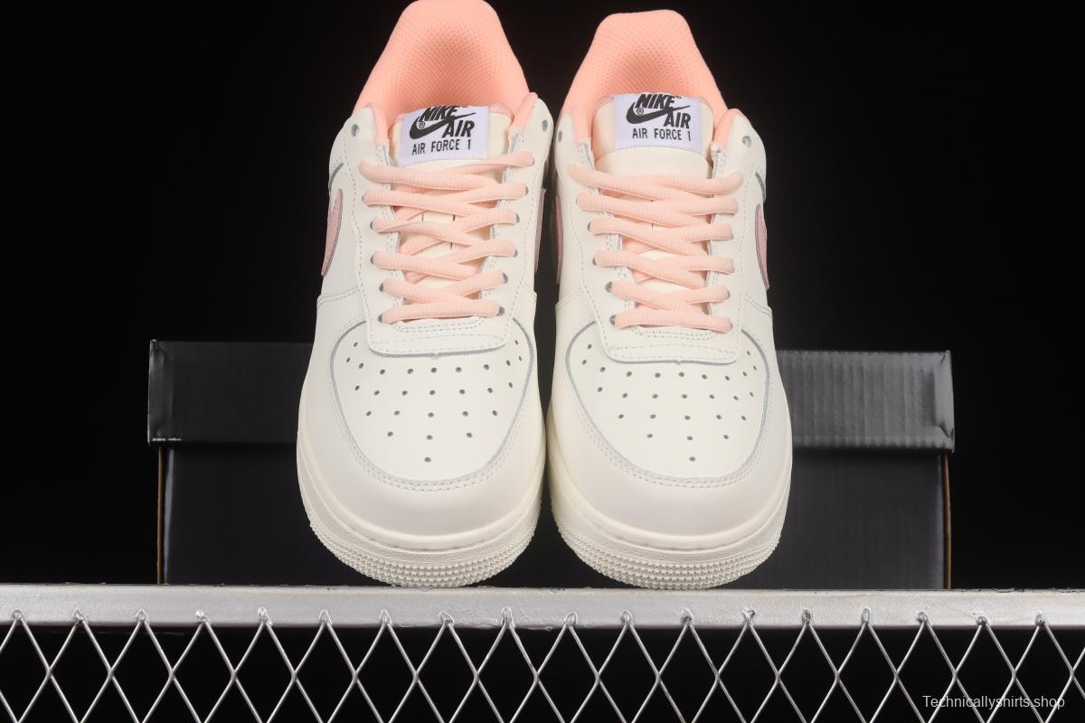 NIKE Air Force 1'07 Low White Pink Low Casual Sneakers CQ5059-106