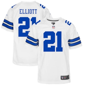 Youth Ezekiel Elliott White Player Limited Team Jersey