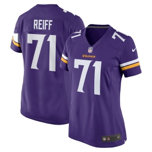 Women's Riley Reiff Purple Player Limited Team Jersey