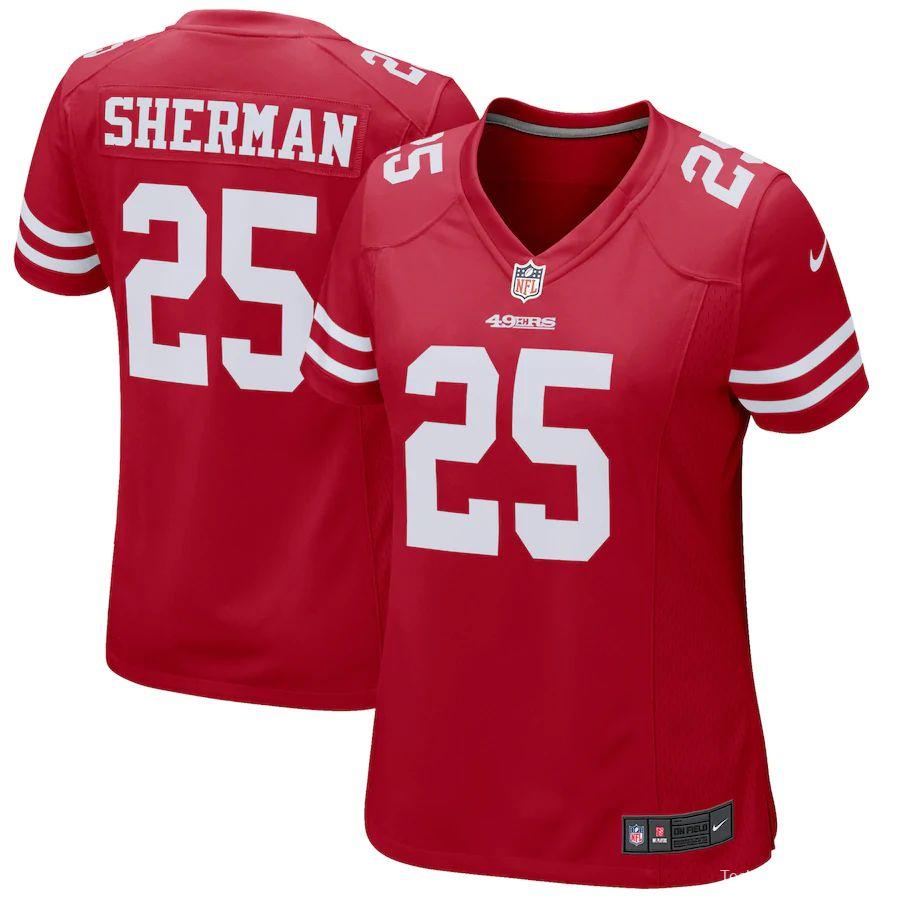 Women's Richard Sherman Scarlet Player Limited Team Jersey