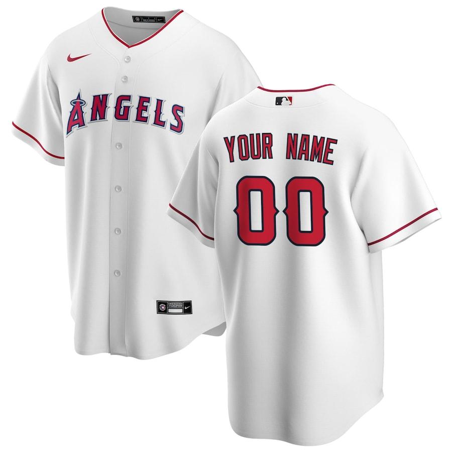 Youth White 2020 Home Custom Team Jersey