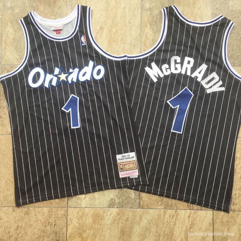 Men's Tracy McGrady Black Retro Classic Team Jersey