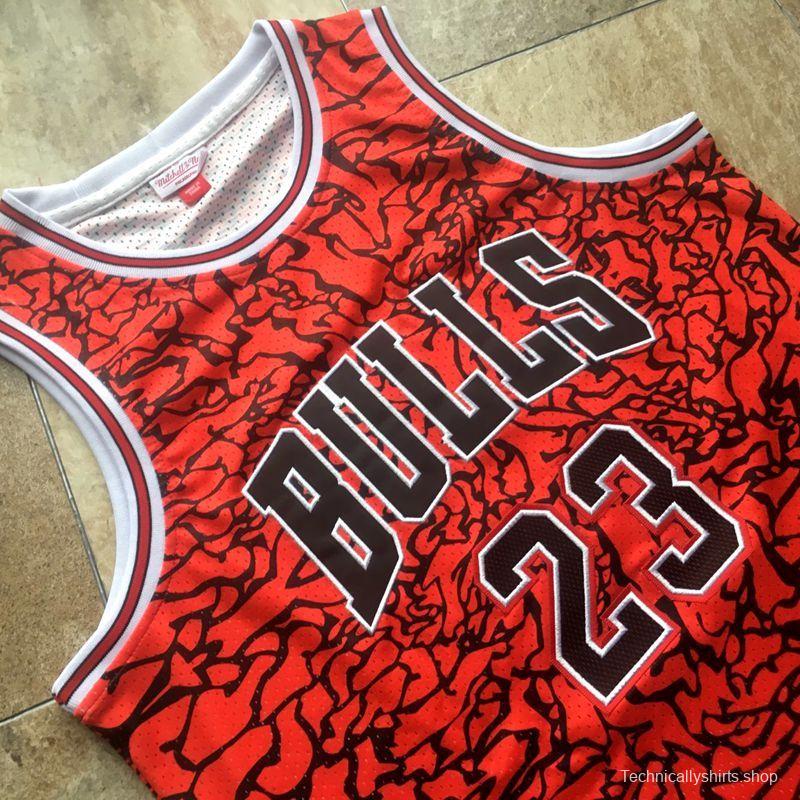 Men's Michael Jordan Red Retro Classic Team Jersey