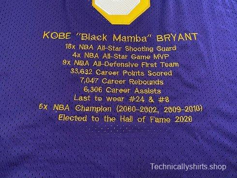 Men's Kobe Bryant Purple Retro Classic Team Jersey