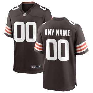 Youth Brown Custom Game Team Jersey