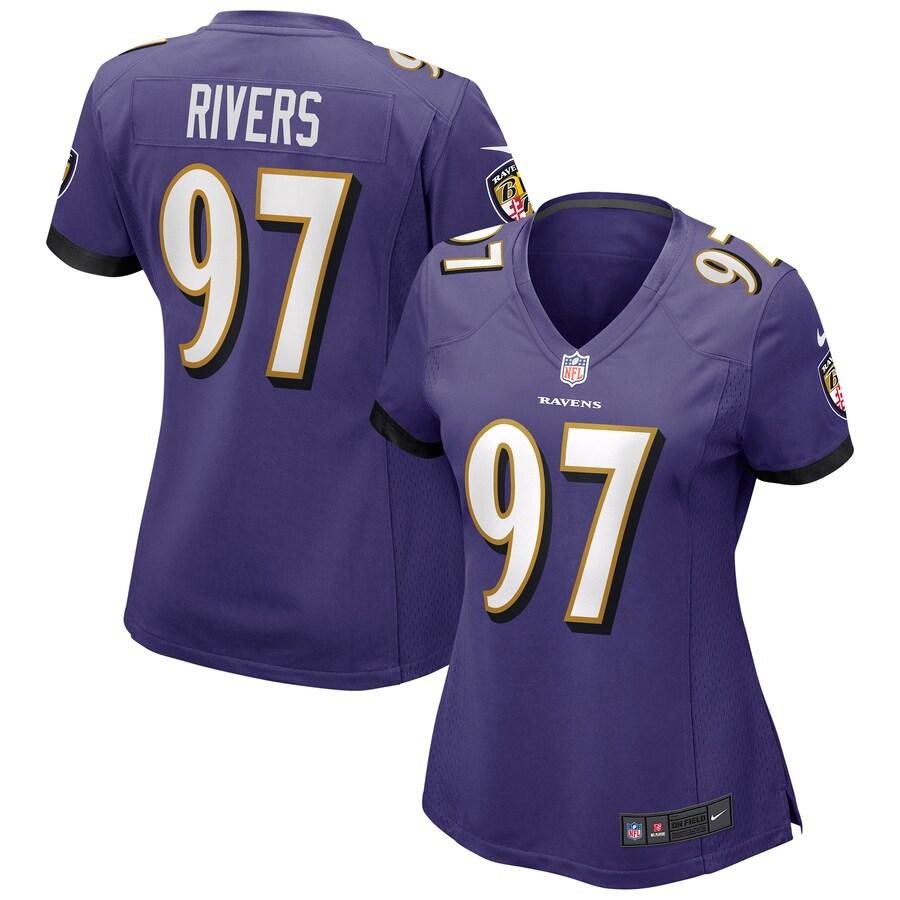 Women's Chauncey Rivers Purple Player Limited Team Jersey