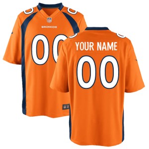 Youth Customized Orange Team Color Game Team Jersey