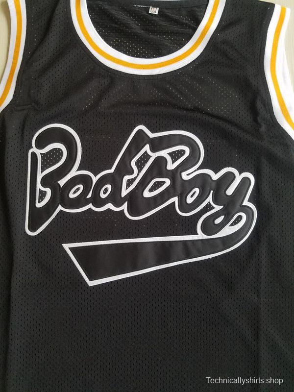 Notorious B.I.G. Biggie Smalls 72 Bad Boy Black Basketball Jersey