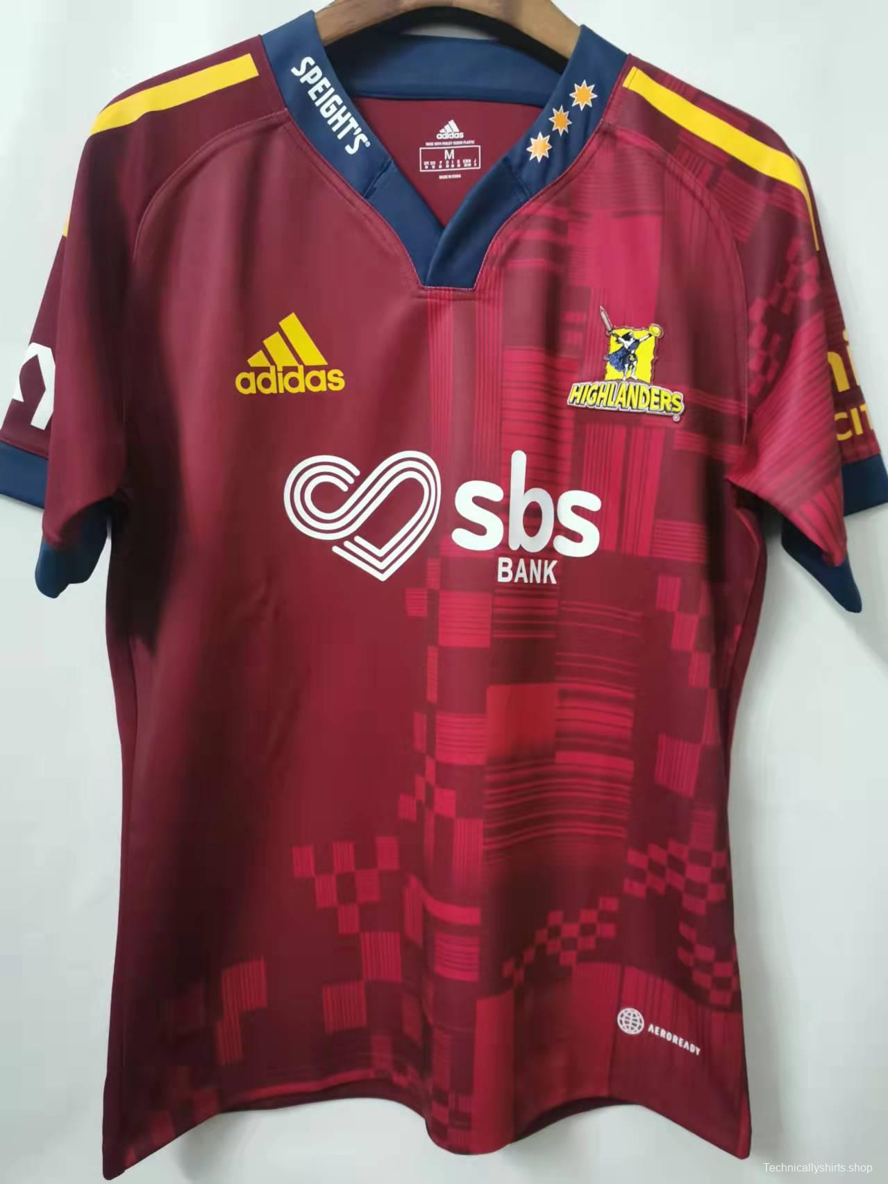 Highlanders 2022 Men's Super Away Rugby Jersey