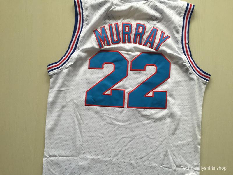 Bill Murray 22 Movie Edition White Basketball Jersey