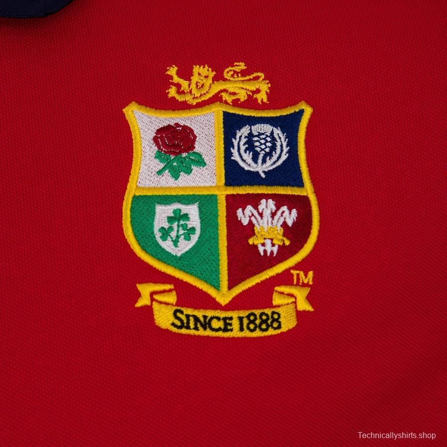 British &amp; Irish Lions Mens Home Nations Polo Shirt - Red