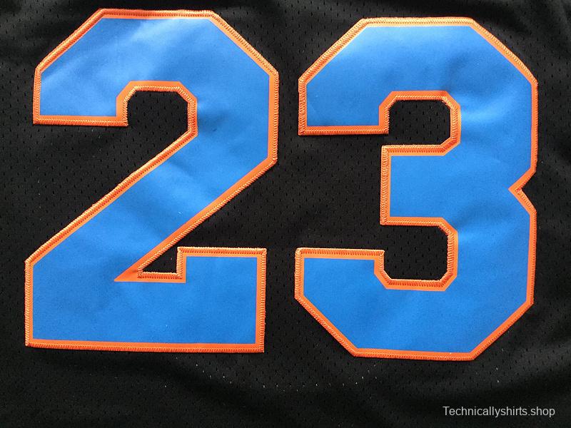 Michael Jordan 23 Movie Edition Black Basketball Jersey