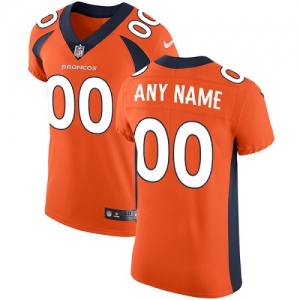 Men's Customized Orange Team Color Elite Team Jersey