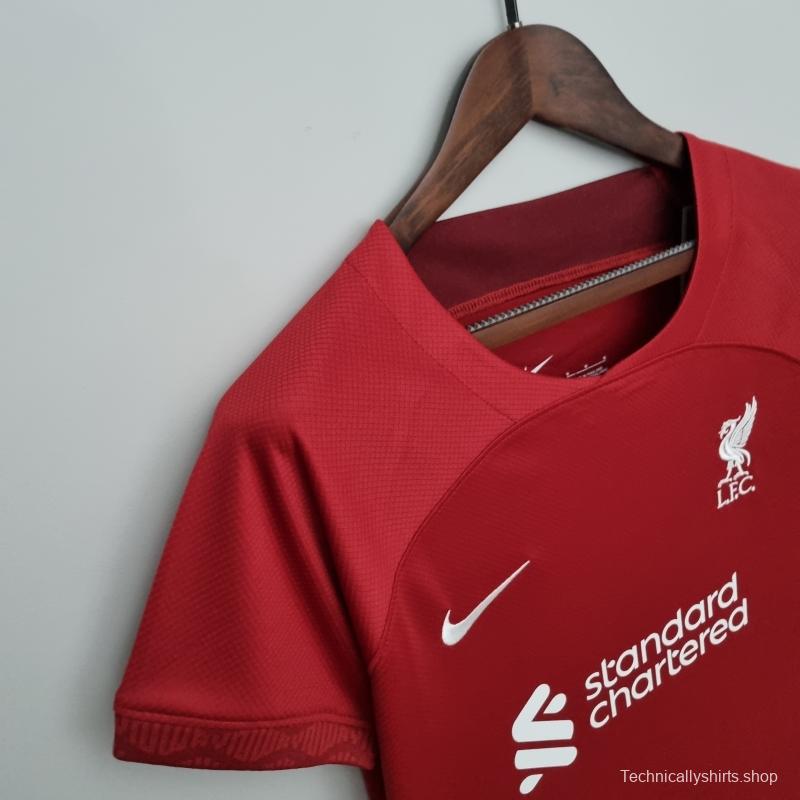 22/23 Women Liverpool Home Soccer Jersey