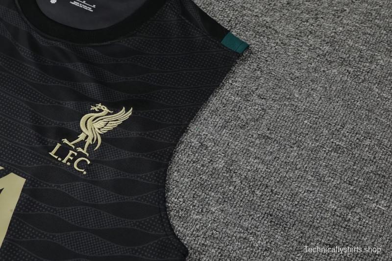 22/23 Liverpool Black Pre-match Training Jersey Vest