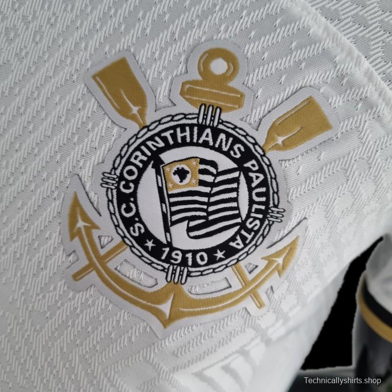 Player Version 22/23 Corinthians Home Soccer Jersey