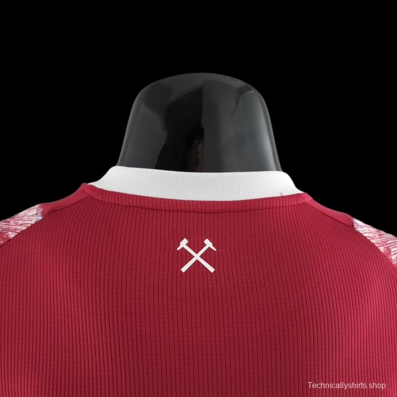 Player Version 22/23 West Ham United Home Soccer Jersey